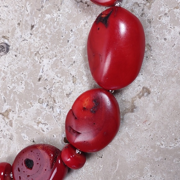 Studio Barse Chunky Coral Necklace - Picture 3 of 6